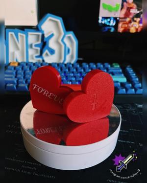 Heart-Shaped Box with "Forever" Engraving