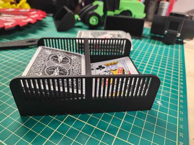 Card Tray With Discard Pile