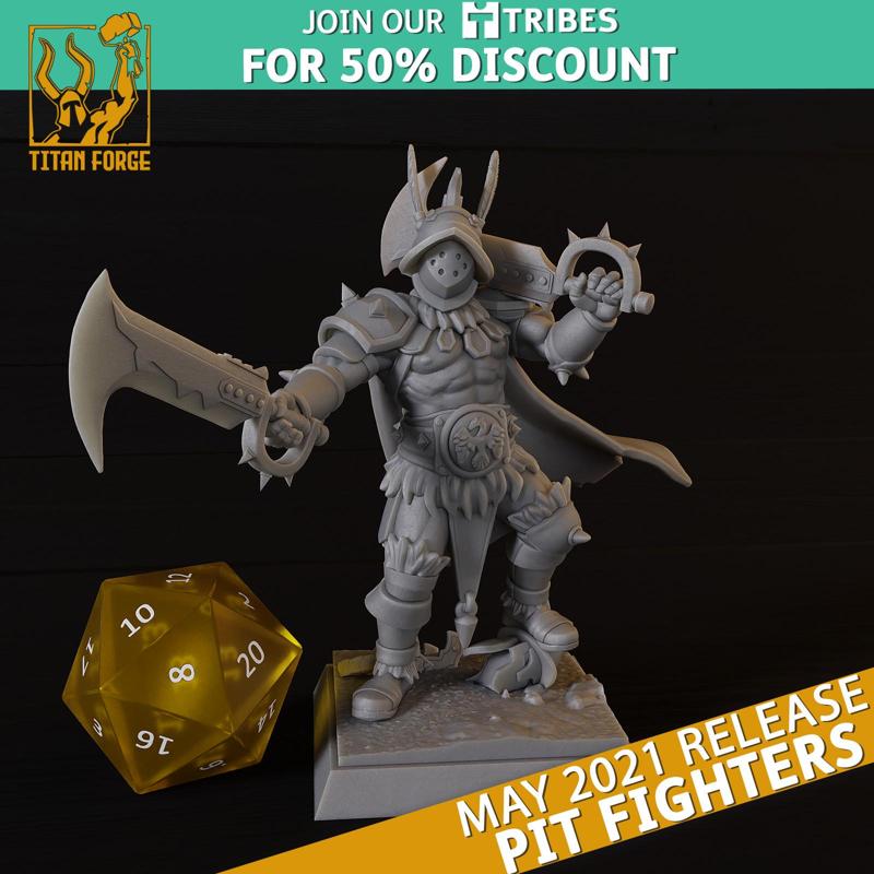Buso-mas The Massacrator - Pit Fighters - Titan Forge Miniatures May 2021