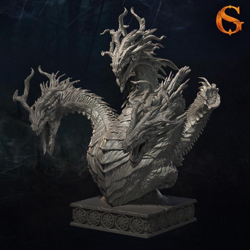 Bust Dragon Lernaeos Quintenkefalos
