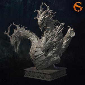 Bust Dragon Lernaeos Quintenkefalos