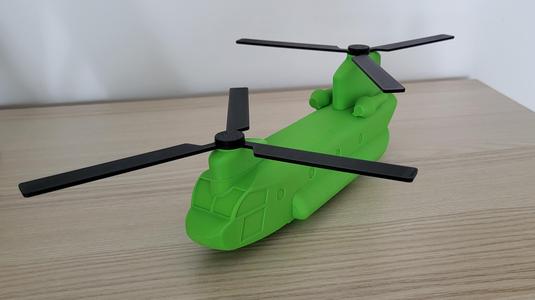 Chinook inspired helicopter