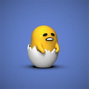 Gudetama Half Shell -Pen/Pencil Holder