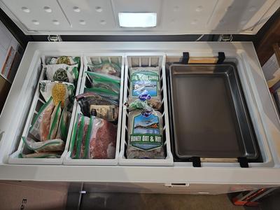 Suspended Chest Freezer Tray Supports