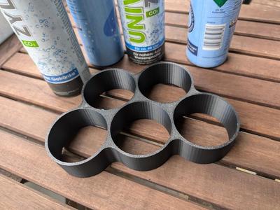 Stand for 5 pcs. Sodastream C02 cylinders / cartridges