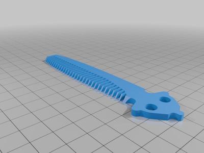 Reinforced butterfly comb