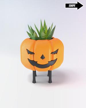 Halloween Pumpkin Planter