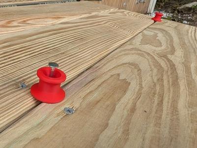 Deck Board Spacer - Roofing Nail Edition
