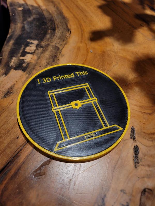 3D printer coaster
