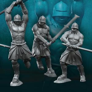 3x Blood-Handed Bersekers | Blood-Handed Orcs | Fantasy