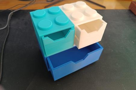 "lego" desk organizer