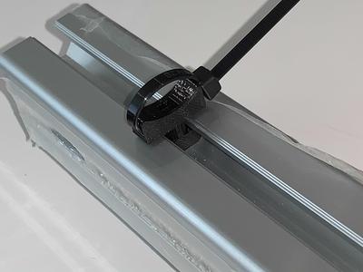 4040 extrusion twist mount for zip tie