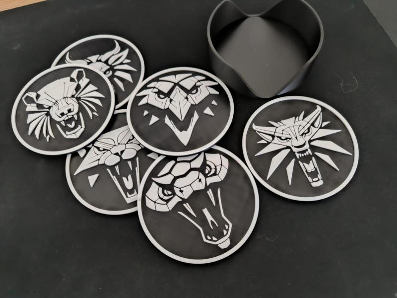 The Witcher Schools Coaster Set