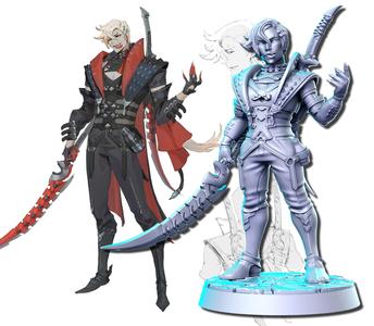 14a Jarroth (vampire)  - 32mm - DnD