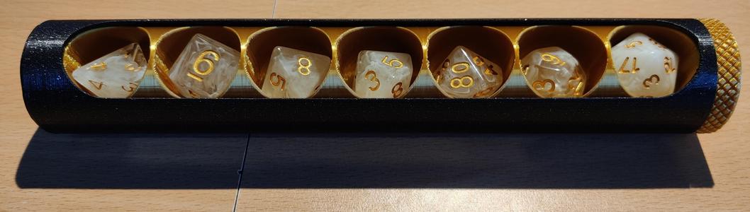 Parametric twist dice storage
