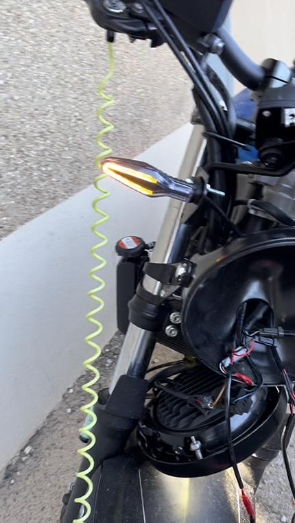 BMW GS turn signal adapter for Suzuki SV 650 2018