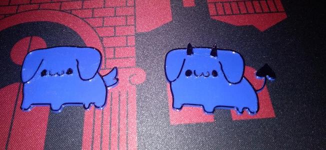 CerberVT decorative dogs. Wan-Wan