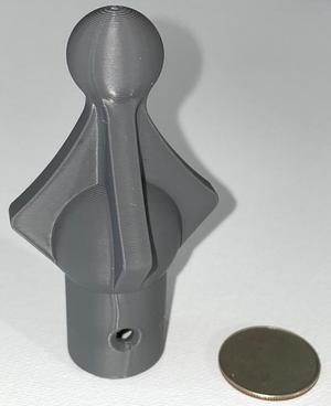 Iron Fence Finial / Halloween EMT Pipe Decorative Fence