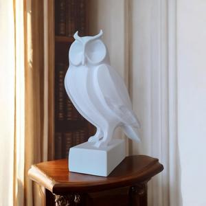 Minimalist Owl Sculpture