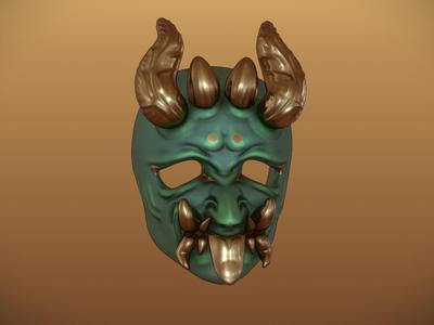 Tiny oni mask