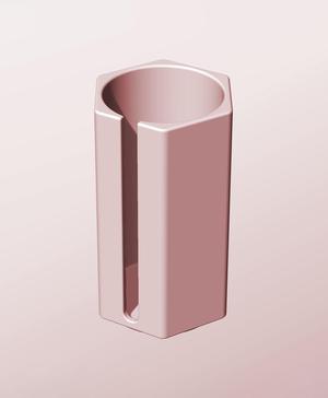 CH68-140-S Stackable slotted bin box module for creative decor
