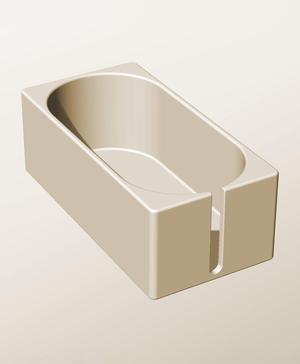 CX96-75-SS Stackable slotted component box for creative makers
