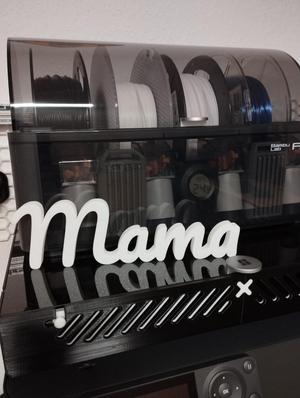 Schriftzug Mama Lettering Mom