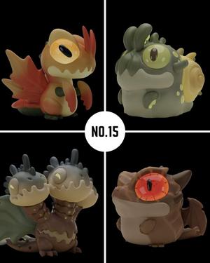 Grumpii 3D Printable Art Toy - Chubbii Series - Set 15