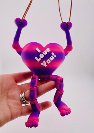 Heart Flexi Legs Hanger