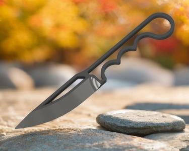 Simple Skeletonized Knife