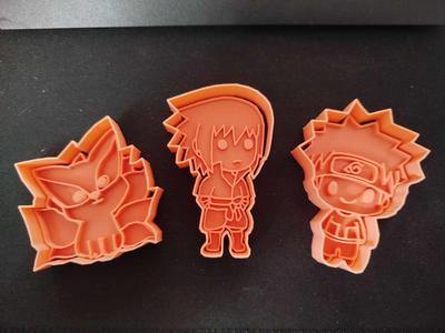 Naruto cookie cutters