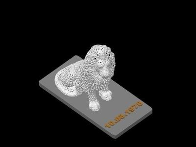 Löwe LION KING VORONOI LED
