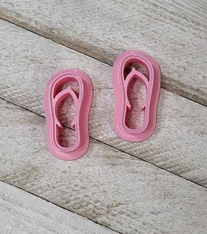 Summer Flip Flop Sandals Polymer Clay Cutters