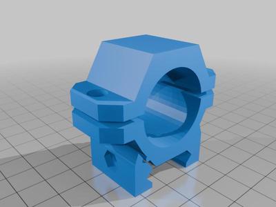Picatinny tactical flashlight bracket
