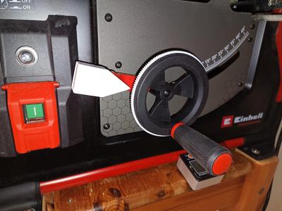 Einhell Table Saw TP-CC 10 T Height Lock / Tischkreissäge Höhensperre