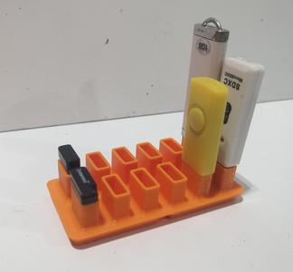 Gridfinity 12x USB stick dongle holder, 2x1