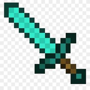 minecraft sword key chain