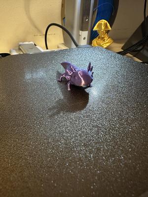 Miniature Axolotl: Fast Print, Cute and Detailed