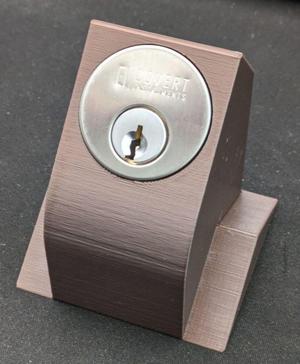 Stabilized Lock Cylinder Mount for Covert Instruments