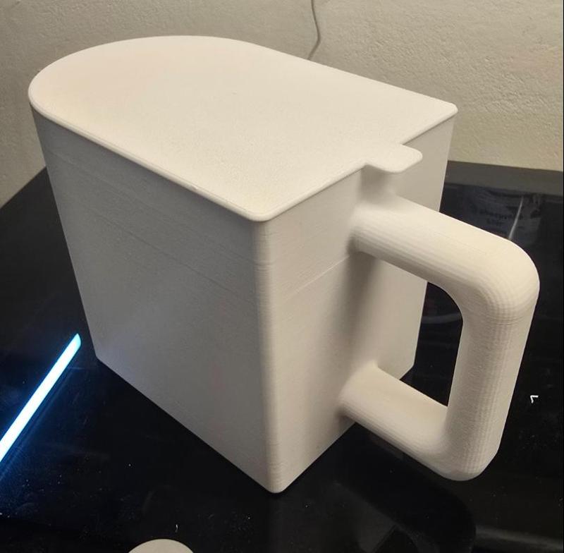 Food hopper, flour dispenser