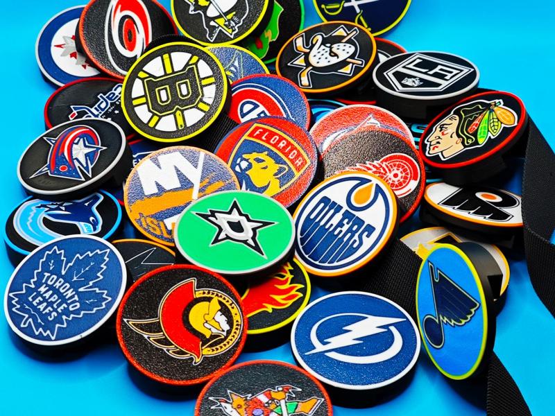 NHL Team Logo Bag / Strap Charm 