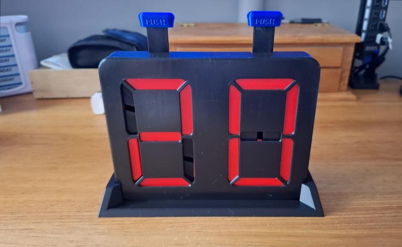 Stand for Original 2-Digit Mechanical Counter (standard depth version)