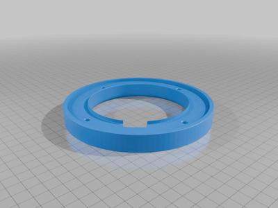 Land Rover Defender Lautsprecher Adapter 100mm T=16mm mit Ausschnitt für Anschlüsse