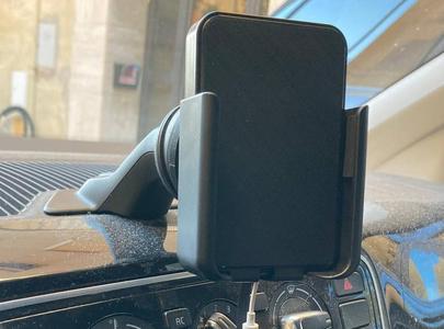 Volkswagen Up! spherical phone mount adapter