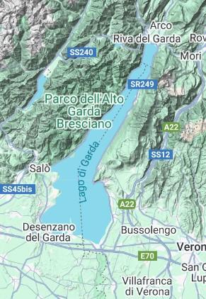 3D Garda Lake Italy