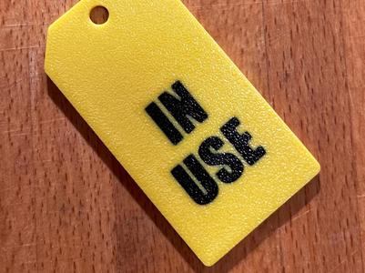 In Use tag