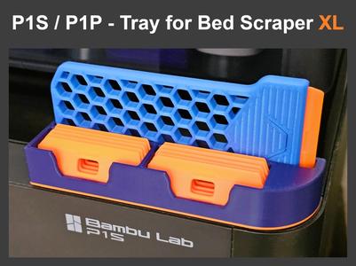 P1S / P1P - Tray for Bed Scraper XL