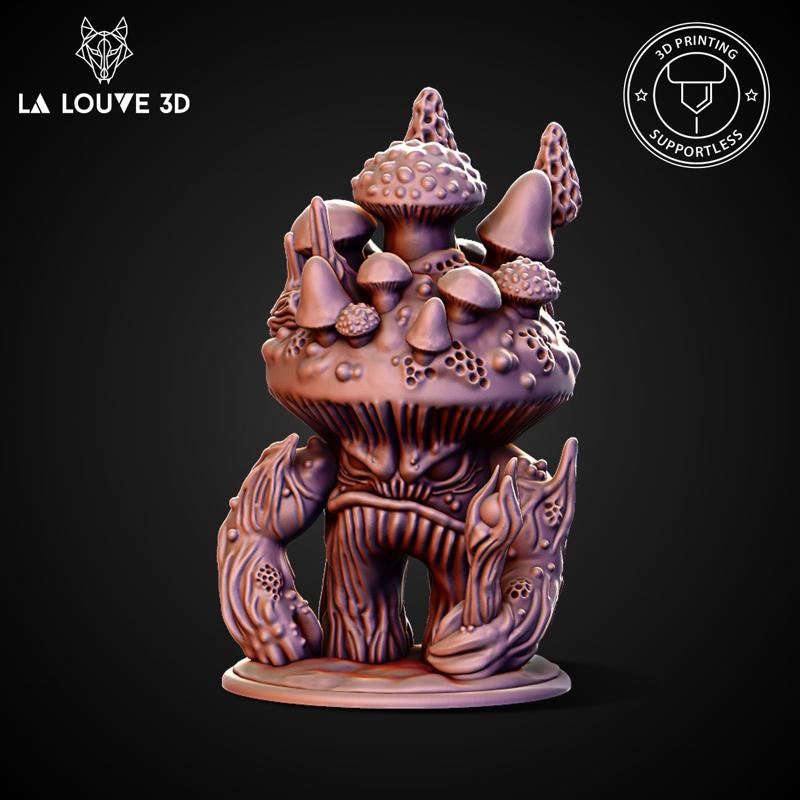 Big mushroom warrior