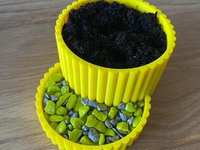 Flowerpot with Garden