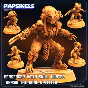 BERSERKER WILD SKULL HUNTER SERGIO THE BONE SPLITTER